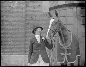 Unidentified woman with horse? In J.P.