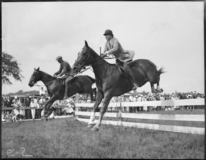 Neil W. Rice, team jumping at Myopia Hunt Club