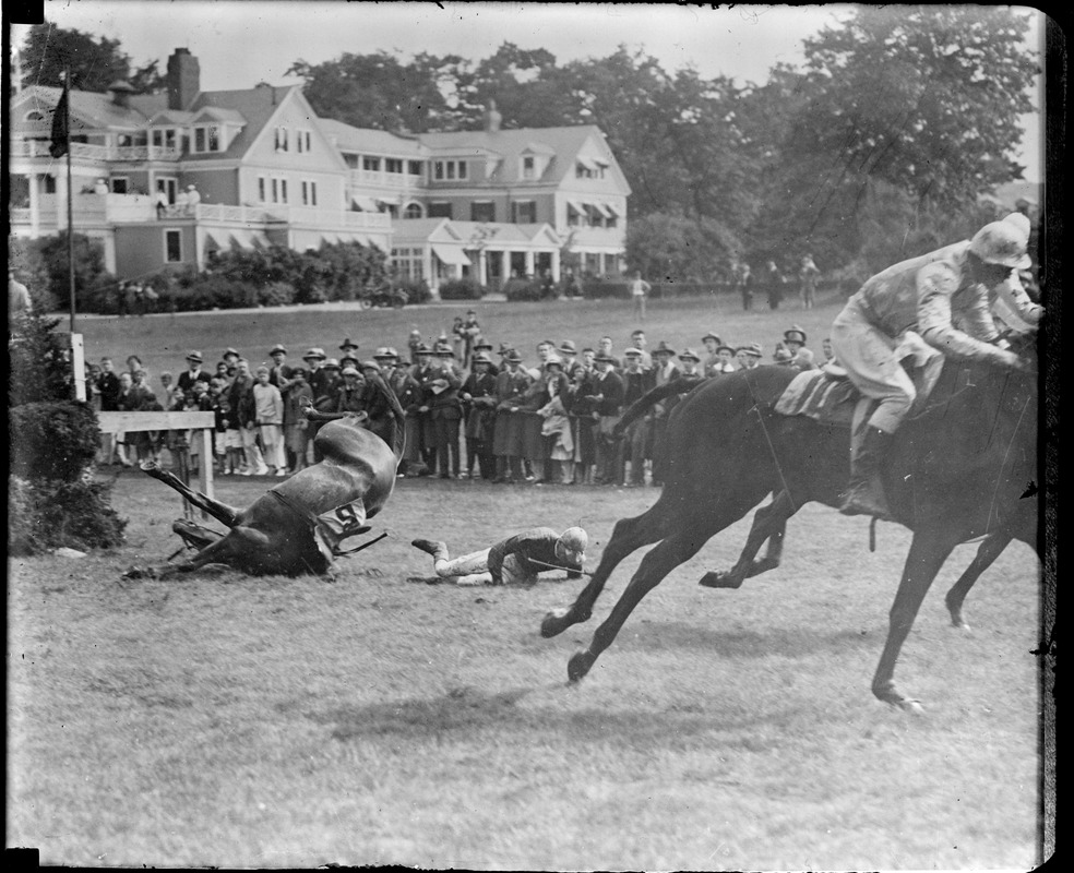Racing accident (Brookline Country Club) Digital Commonwealth