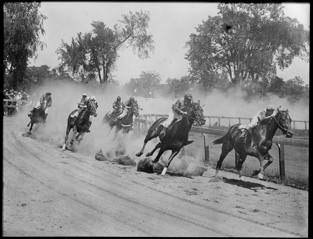 Racing at the country club, Brookline Digital Commonwealth