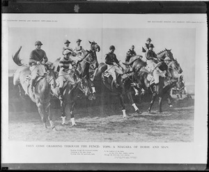 Steeplechase photo from The Illustrated Sporting and Dramatic News