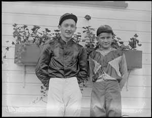 Jockeys at Rockingham, Salem, N.H. See cards for IDs.