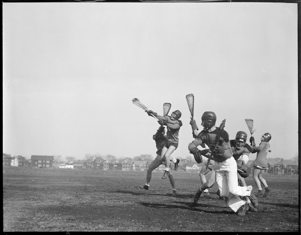 Lacrosse practice at Tufts