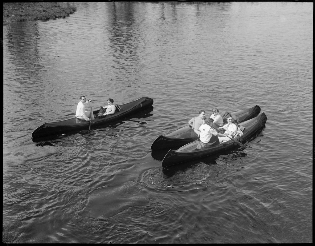 Canoeing on the Charles River