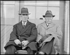 Bert Haines, Harvard, and Bill Haines, M.I.T., crew coaches