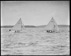 Herreshoff 15 footers off Marion, MA