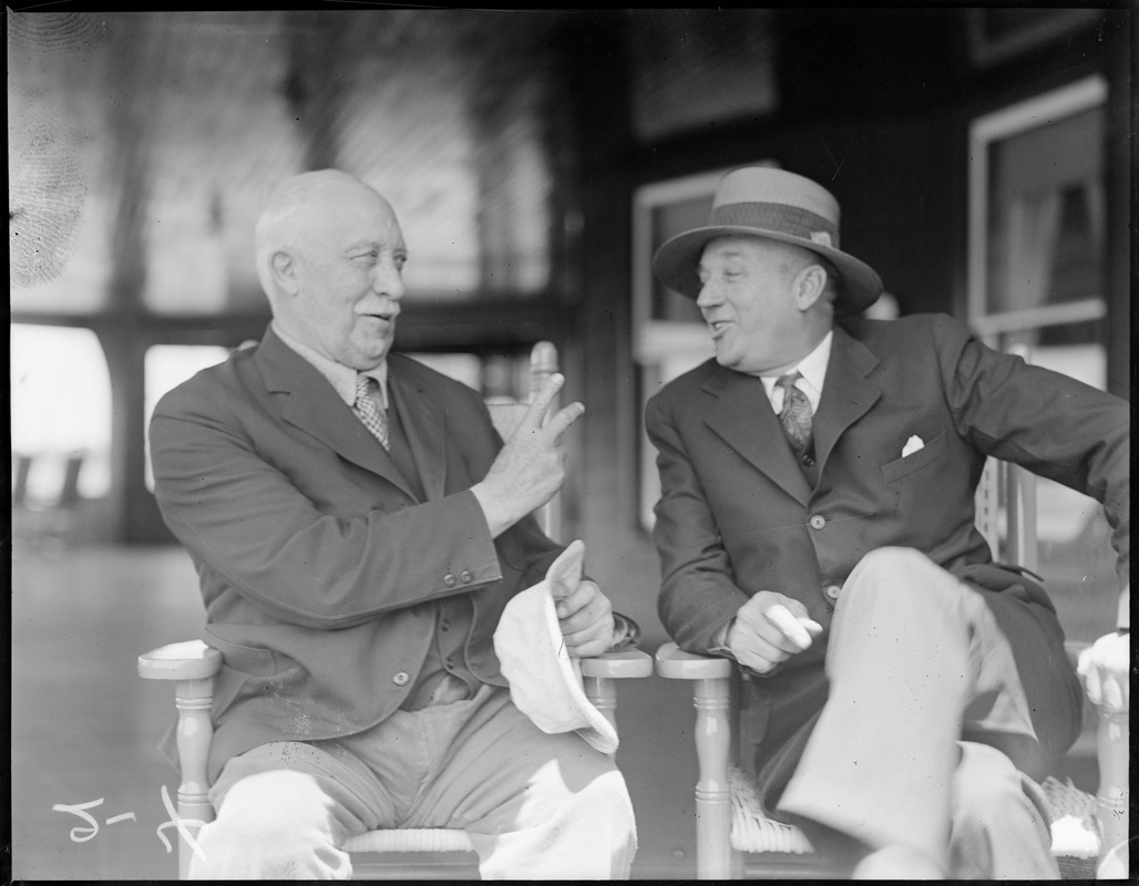Lee and Fred Pigeon, boat builder, at Marblehead Digital