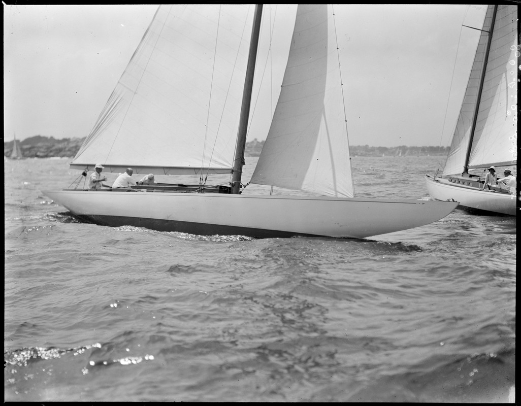 Q-boat 9 Bat owned and sailed by Charles Frances Adams, Secretary of Navy, Marblehead