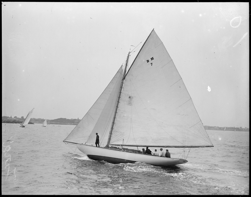 Good sailing off Marblehead harbor