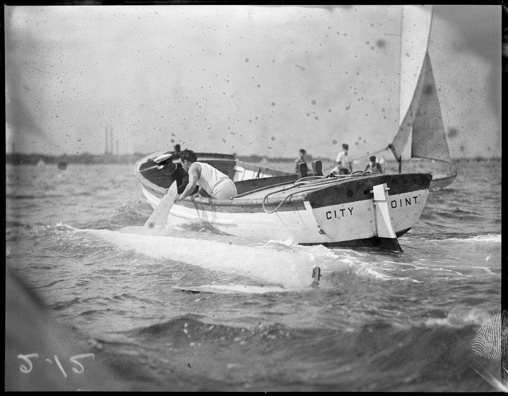 Coast Guard boat comes to the aide of yacht that capsized off South Boston