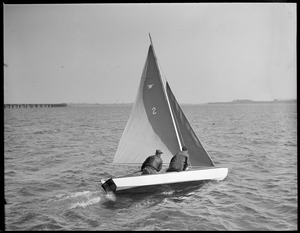 Snipe class boat, launched at South Boston Yacht Club