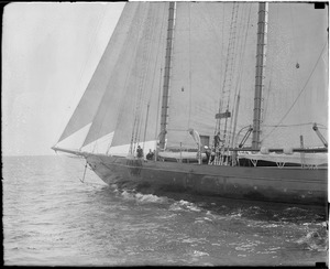 Lambert's Atlantic under sail