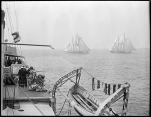 no. 5 Arthur D. Story, no. 4 Elsie, Fishermen off Gloucester