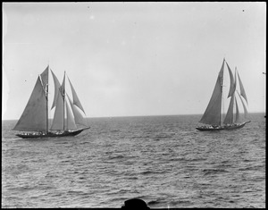 The Columbia and Henry Ford in Fisherman's race