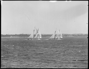 Fishing schooner off Gloucester - Henry Ford and Columbia