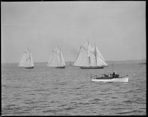 Fisherman's race: Arthur D. Story, Elsie, Thomas S. Gorton