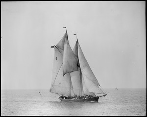 Fishing schooner Arthur D. Story off Gloucester