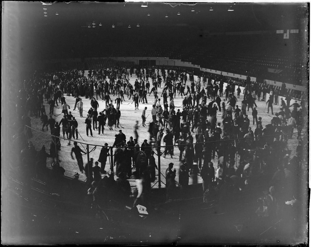 Open skating on Boston Garden ice