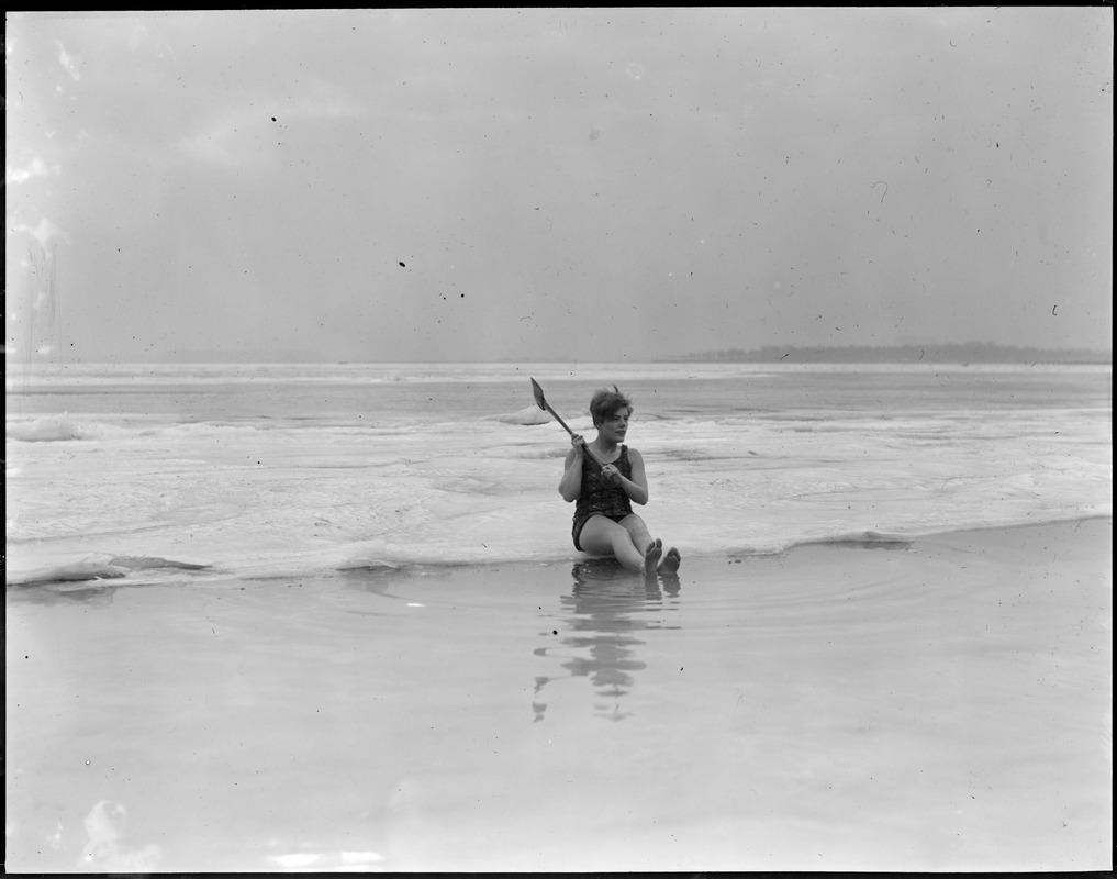 Irene Hesenius, champion swimmer of New England