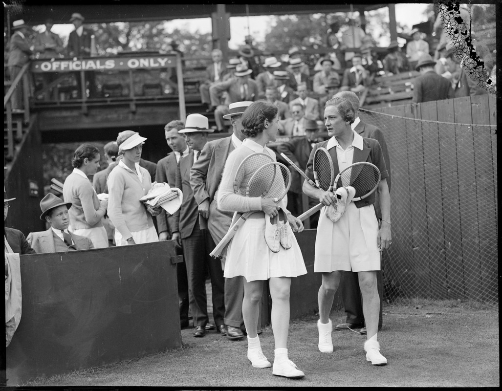 Tennis [Possibly Sarah Palfrey and Helen Jacobs]