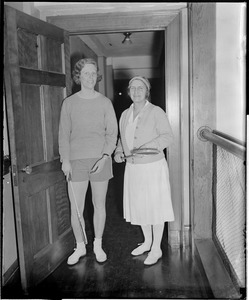 Elizabeth Pearson and Mrs. Wightman