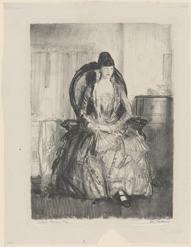 Lady with a fan