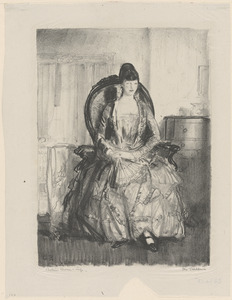 Lady with a fan