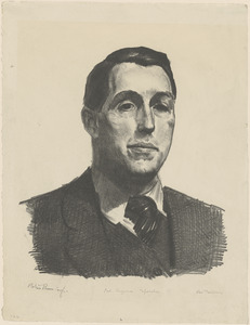 Portrait of Eugene Speicher, first stone