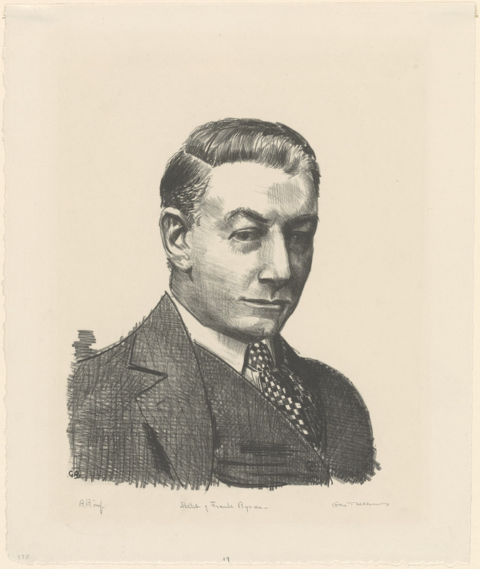 Sketch of Frank Byrne
