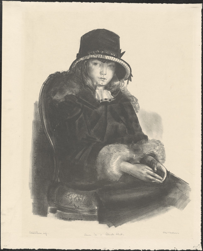 Anne in a black hat