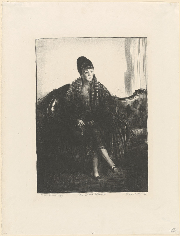 Plaid shawl (Emma in a plaid shawl)