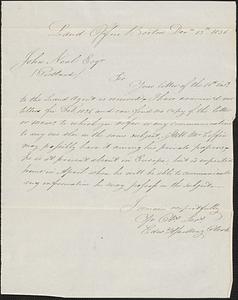 John Neal to George Coffin, 10 December 1836