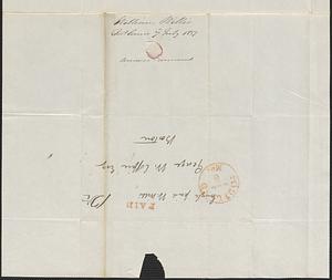 William Willis to George Coffin, 7 July 1837