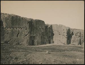 Rock tomb used as Socrates's prison, Athens, May, 1902