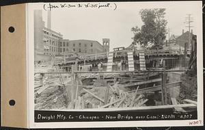 Dwight Manufacturing Co., new bridge over canal, Chicopee, Mass., Aug. 20, 1931