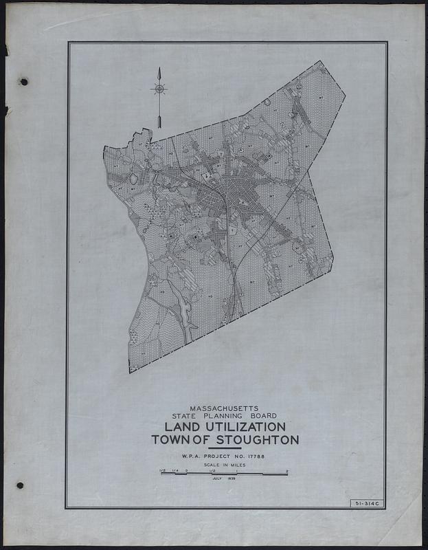 Land Utilization Town of Stoughton Digital Commonwealth