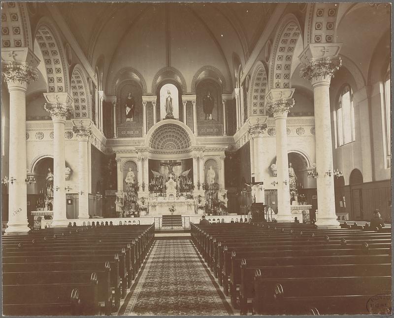 Boston, Massachusetts, Church of St. Cecilia, interior Digital
