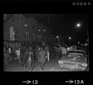 Harvard Square anti-war riot