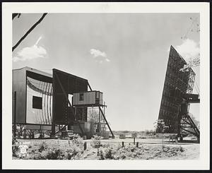 Quartermaster Solar Furnace. Largest in the Western Hemisphere, its concentrated energy from the sun which exceeds 5,000 degrees Fahrenheit is used to evaluate items and materials designed to protect the combat soldier.