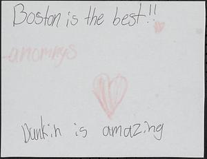 Boston is the best!! Dunkin is amazing [heart]