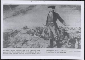 Col. William Prescott at the Battle of Bunker Hill, 1775