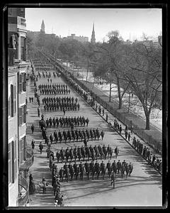Police Parade on Beacon St.