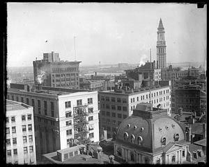 View of Boston toward Custom House Tower