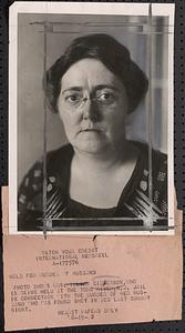 Held for murder of husband