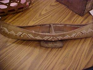 Model canoe