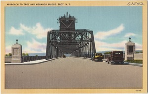 Approach to Troy and Menands Bridge, Troy, N. Y.