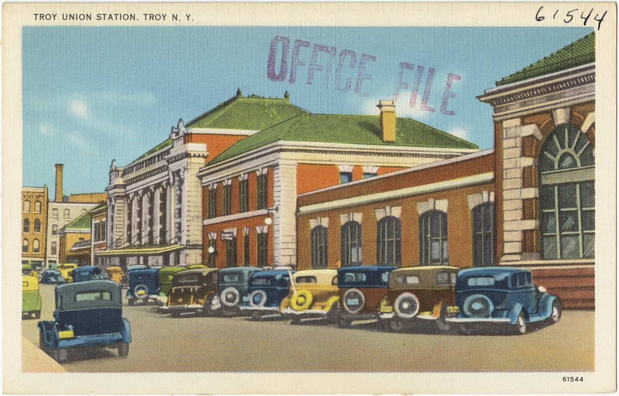 Troy Union Station, Troy, N. Y. Digital Commonwealth