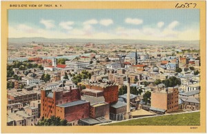 Birds-eye view of Troy, N. Y.