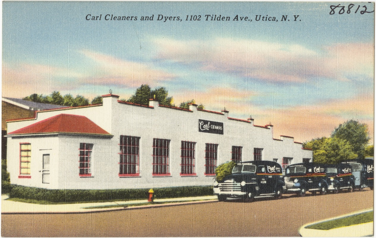 Carl Cleaners and Dyers, 1102 Tilden Ave, Utica, N. Y. Digital