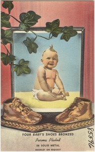 Your baby's shoes bronzed